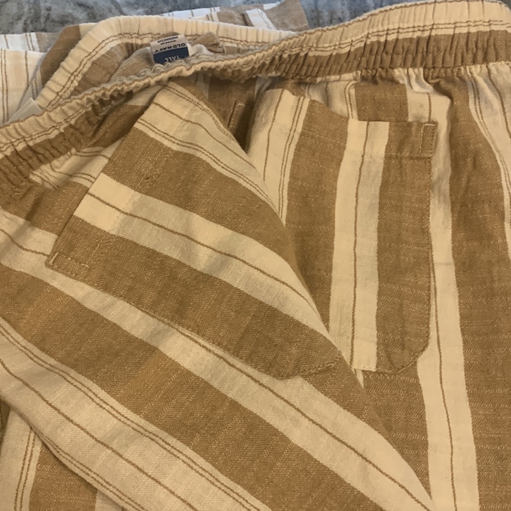 * Linen/cotton slip on pants TALL! - Picture 2 of 3